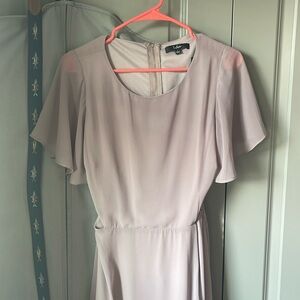 Lulus size L dusty purple long dress